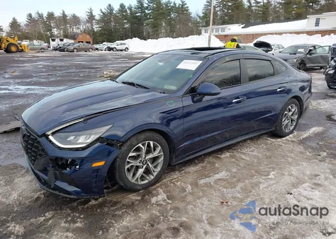 2020 Hyundai Sonata Sel z USA, uszkodzony, nr VIN 5NPEF4JAXLH000632